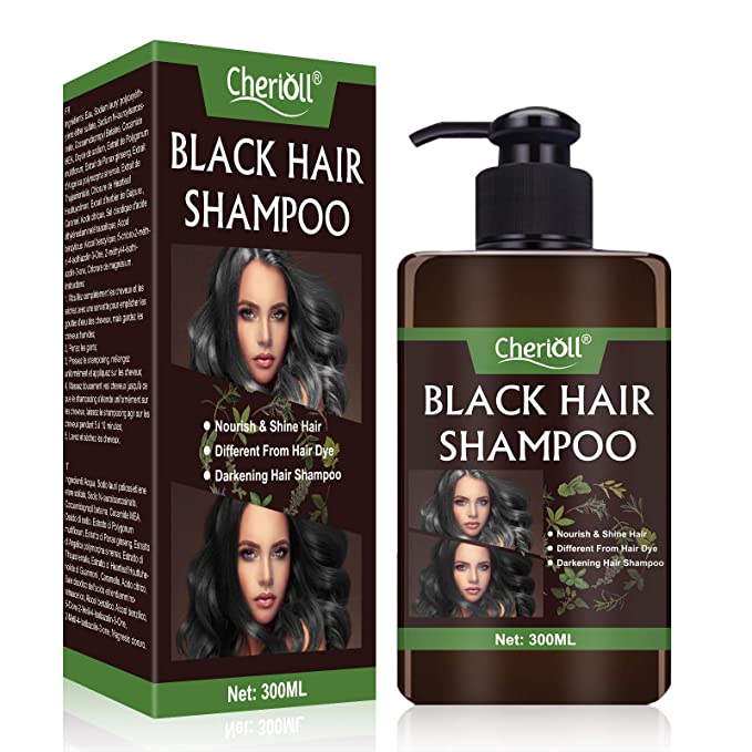 Black Hair Shampoo, Hair Darkening Shampoo, Hair Growth Shampoo, Help Boost Hair Growth and Reduce Hair Loss and Faster Growing Hair for Men & Women