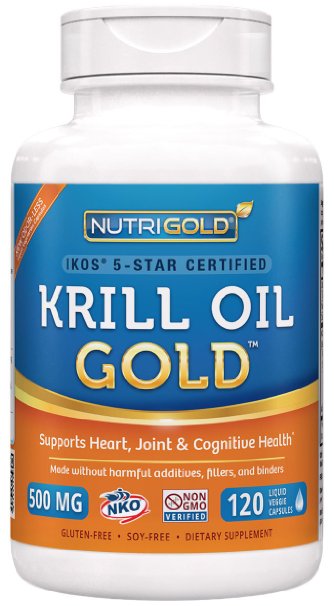 Nutrigold Krill Oil Gold 500mg 120 capsules
