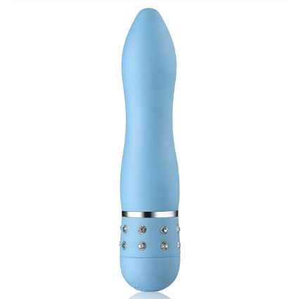 LEADO Female Mini Bullet Vibrator,Waterproof Multi Speed Massager Clitoris Stimulator Vibe for Women for Sex-Blue