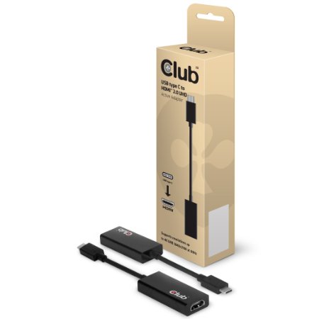 Club3D USB Type C to HDMI 2.0 3D Active Adapter 4K2K 60Hz (CAC-1504)