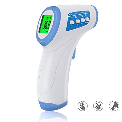 Forehead Thermometers,Malihome Professional Electronic Forehead Thermometer,No Touch ,Infrared Instant Reading head Thermometers for Newborn for Kids for Baby Room