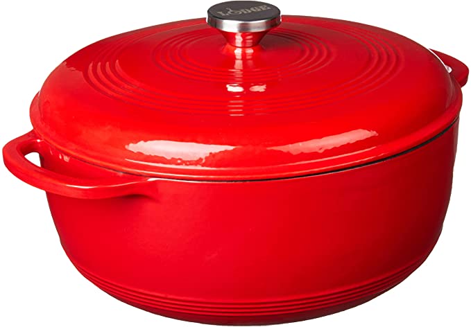 7.5 Qt Dutch Oven, Solid Red