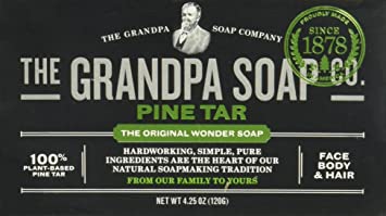 Grandpas Pine Tar Soap, 4.25 Ounce