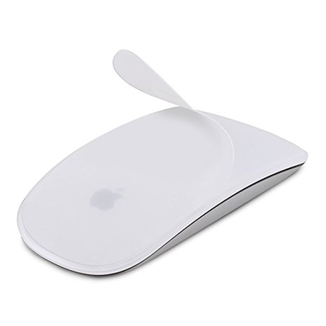 Silicon Soft Skin Protector Cover for Apple Magic Bluetooth Mouse - JAZ Candy Color (Frosted Clear)