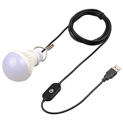 Onite LED Light for Camping, Children Bed Lamp, Portable LED Bulb, Emergency Light