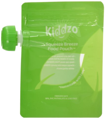 Reusable or Disposable Baby Food Squeeze Pouches 50 Pack with Spoon Attachment Easy Fill and Easy Clean Great for Healthy Homemade and Organic Purees No Fill Station Needed Satisfaction Guaranteed