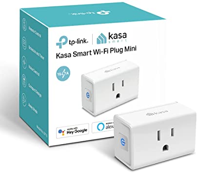 Kasa Smart Plug Ultra Mini 15A, Smart Home Wi-Fi Outlet Works with Alexa, Google Home & IFTTT, No Hub Required, UL Certified, 2.4G WiFi Only, 1-Pack(EP10), White