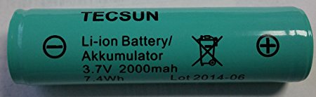Tecsun PL880 Lithium Rechargeable Battery 18650