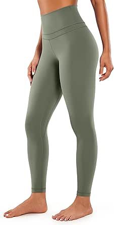 CRZ YOGA Women's Naked Feeling I Workout Leggings 28 Inches - High Waisted Full-Length Yoga Pants