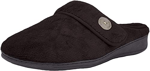 Vionic Women's Indulge Sadie Mule Slipper - Ladies Slipper Concealed Orthotic.