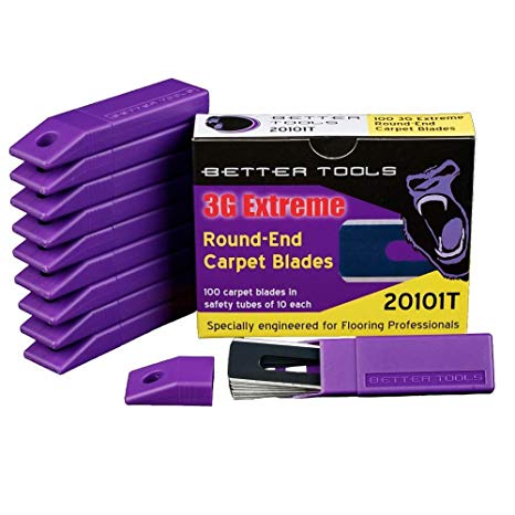 Better Tools - Carpet Blades - Round End (100 blades/pack)