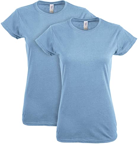 Gildan Women's Softstyle Cotton T-Shirt, Style G64000l, 2-Pack