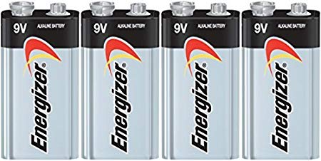 Energizer MAX 9V Alkaline Batteries, 4-Count