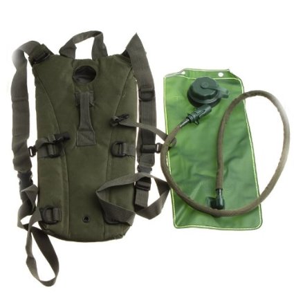 Best 2.5L TPU Hydration System Bladder Water Bag Backpack Army Green by AHMET