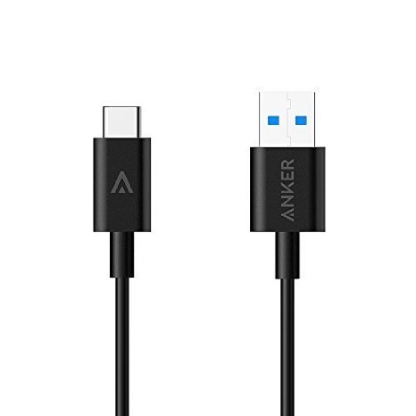 Anker USB-C to USB 30 Cable 33ft with 56k Ohm Pull-up Resistor for USB Type-C Devices Including the new MacBook ChromeBook Pixel Nexus 5X Nexus 6P Nokia N1 Tablet OnePlus 2 and More