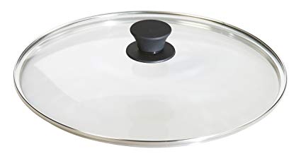 Lodge Tempered Glass Lid (12 Inch) – Fits Lodge 12 Inch Cast Iron Skillets and 7 Quart Dutch Ovens