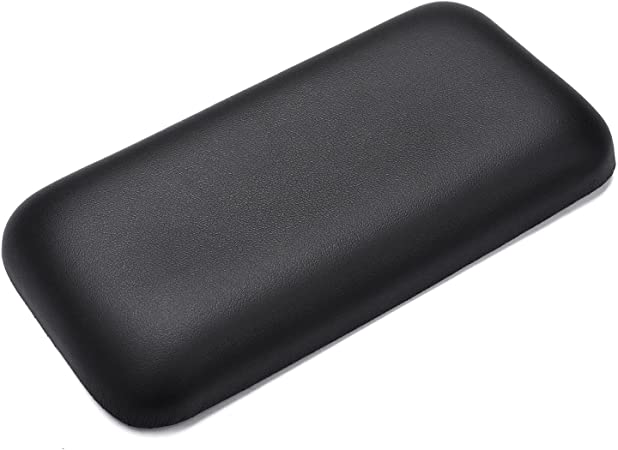 Aelfox Leather-Gel Mouse Wrist Rest, Delicate Surface, Ergonomic Mouse Pad Wrist Support Mouse Wrist Pad Cushion - Wrist Pain Relief for in Office, Home, School（5.51 x 2.76 x 0.71 inch）