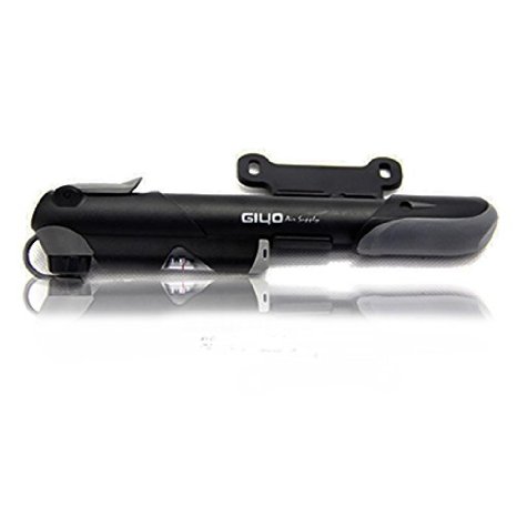 SmartSpeed® Portable & Lightweight Mini Bike Floor Pump Black