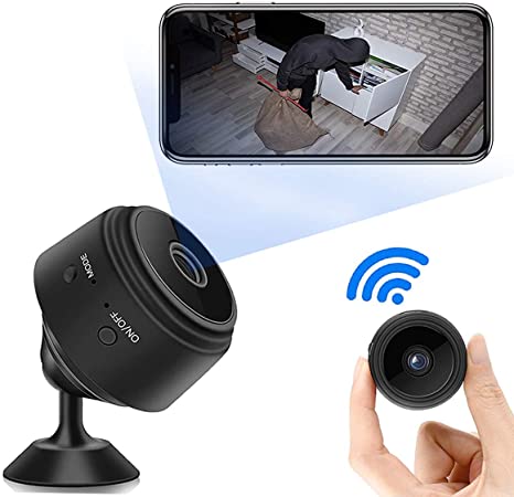 Mini Camera,1080P Full HD Wireless Wifi Camera,Small Nanny Cam with Motion Detection and Night Vision,Security Surveillance Camera for home and Outdoor