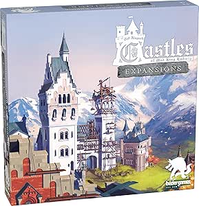 Castles of Mad King Ludwig Expansions 2nd Edition by Bezier Games, Strategy Board Game