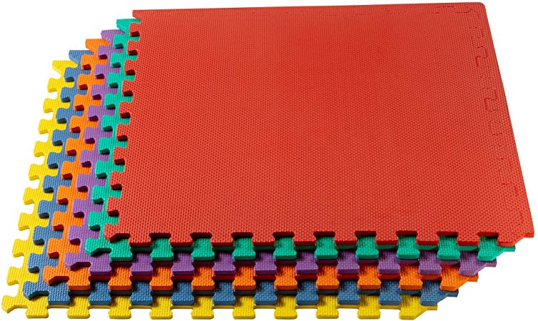 We Sell Mats Thick Multipurpose Exercise Floor Mat with EVA Foam