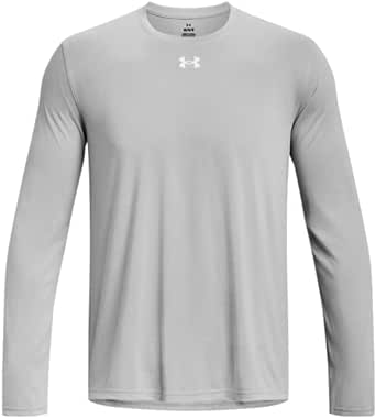 Under Armour Men's Team Tech Loose White/Grey Long Sleeve Shirt