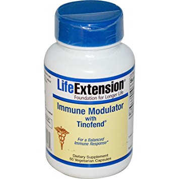 Life Extension Immune Modulator Tinofend Vegetarian Capsules, 60 Count