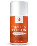 Vitamin C Lotion - Best Facial Moisturizer and Natural Face Lotion - Complete Ingredients 15 Vitamin C MSM Green Tea Jojoba Oil and More - Natural and Organic - Perfect for All Skin Types - Soothing Natural Moisture - Amazing Manufacturer Guarantee - 34oz