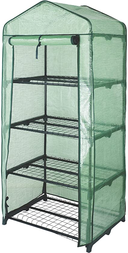 Kotulas 4-Tier Mini Greenhouse — 27in.W x 19in.D x 63in.H