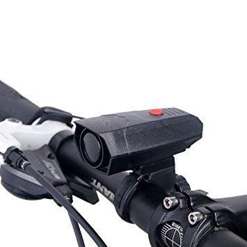 Cycling Horns,KINGEAR 120dB Loud Bike Cycle Horn with Ultra Loud 5 Kinds of Sound Modes -Black