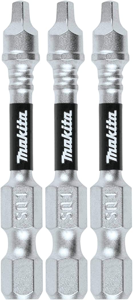 Makita E-00795 Impact XPS™ #1 Square 2" Power Bit, 3/pk