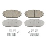 Wagner ThermoQuiet QC793 Ceramic Disc Pad Set With Installation Hardware Front