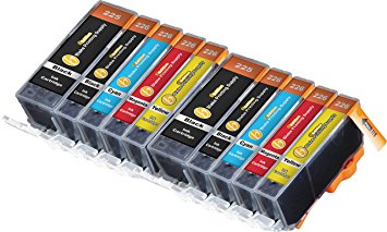 10 Pack B-Edition Ink Cartridges for CLI-226 PGI-225 PIXMA iP4820 iP4920 iX6520 MG5120 MG5220 MG5320 MX712 MX882 MX892 (2 of each color) by Blake Printing Supply