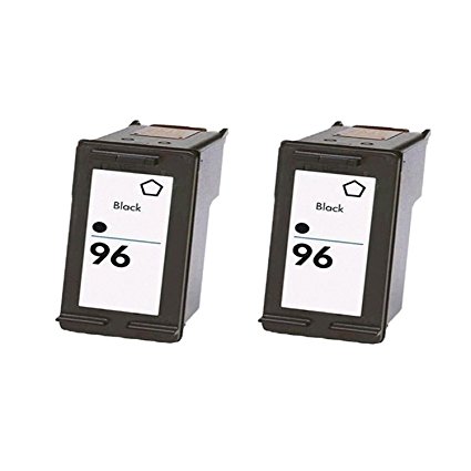 Generic Remanufactured Ink Cartridges Replacement for HP 96 (2xBlack, 2-Pack)