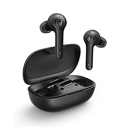 Anker Soundcore Life P2 Wireless Earbuds with 4 Microphones, CVC 8.0 Noise Reduction, Graphene Drivers for Clear Sound, USB C, 40H Playtime, IPX7 Waterproof (Black)