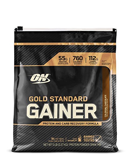 Optimum Nutrition Gold Standard Gainer, Colossal Chocolate, 5 Pound