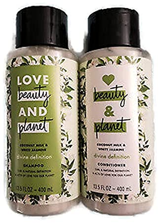 Beauty & Planet Coconut Milk & White Jasmine Shampoo And Conditioner Set