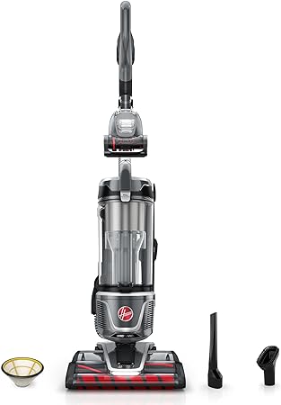 Hoover WindTunnel All-Terrain Dual Brush Roll Upright Vacuum Cleaner, UH77200V, Silver