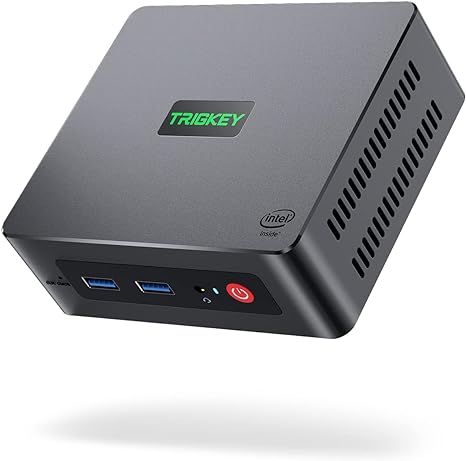 Mini PC W11 Desktop PC 12th Gen Intel N100 4C/4T 16G DDR4 500G M.2 PCIE1 SSD TRIGKEY G4 Mini Computer, Support W10 Working Micro PC, 4K@60Hz UHD Graphics Dua; Display/WiFi 5/W11