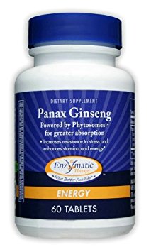 Enzymatic Therapy - Panax Ginseng Phytosome, 50 mg, 60 capsules