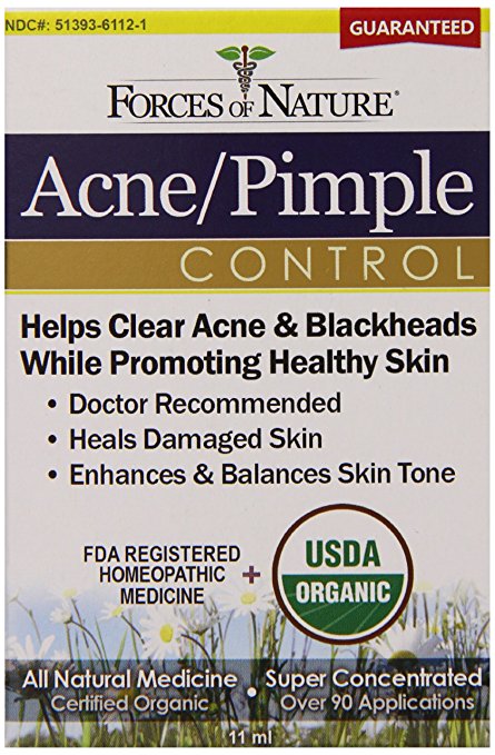Forces of Nature Acne and Pimple Control, 11 ml