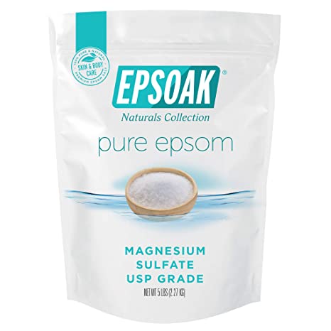 Epsoak Epsom Salt - 5 lbs. Magnesium Sulfate USP