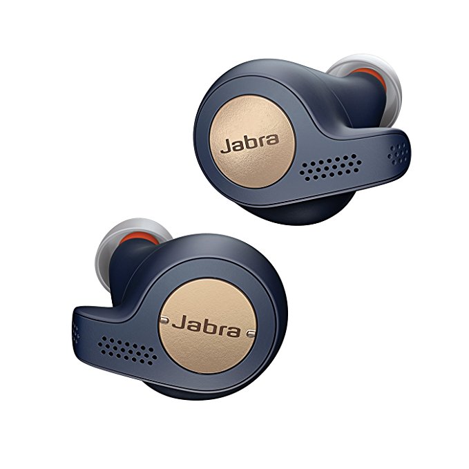 Jabra Elite Active 65t True Wireless Earbuds & Charging Case - Blue Copper