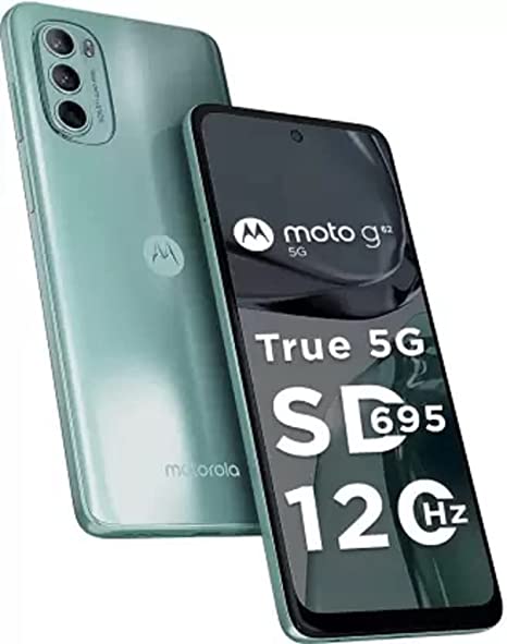 (Renewed) Moto g62 5G (Frosted Blue, 6GB RAM, 128GB Internal Memory)