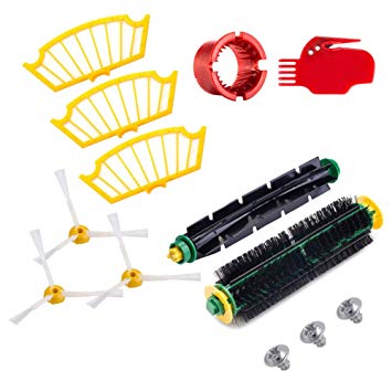 Neutop Replacement Parts Accessories Upgraded Kit for iRobot Roomba 500 Series 510 520 555 560 562 563 570 581 and Professional Series 610 Robotic Vacuum Cleaners.