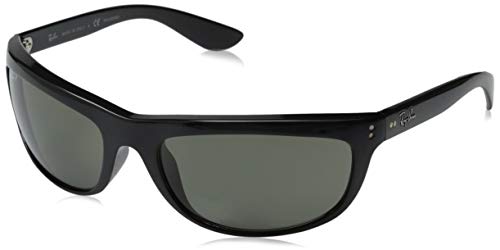 Ray-Ban Sunglasses - RB4089 Baloram  Frame: Black Lens: Crystal Green Polarized