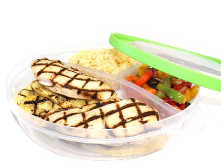 Frigidaire Bento Easy Open Lid Lunch Box Container  3 Compartments