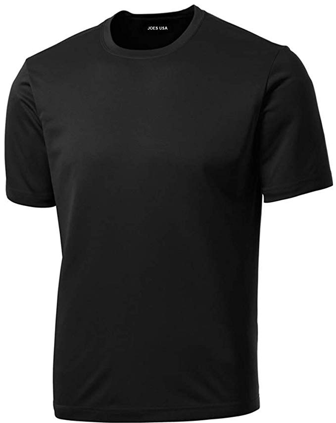 Joe's USA - Men's Tall DRI-Equip Athletic All Sport Training Tee Shirts in 22 Colors