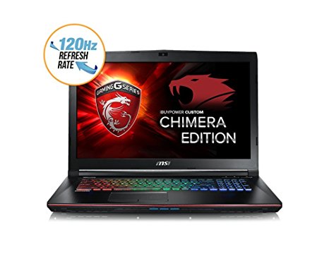 [Gaming Laptop] 2017 MSI GE72VR Apache 17.3-inch Notebook (Intel Core i7-7700HQ Kaby Lake, GTX 1060, 16 GB RAM, 1 TB HDD, Windows 10)