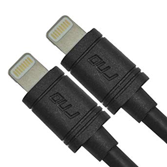 RND Apple Certified Lightning 10ft Cable (2-Pack) for iPhone (10 X 8 8 Plus 7 7 Plus 6 6 Plus 6S 6S Plus 5 5S 5C SE) iPad (Pro/Air/Mini) and iPod Data Sync and Charge (10 feet/Black)
